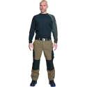 Werkbroek Assent Erding 3112 khaki/zwart maat 58