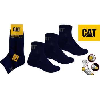 CATERPILLAR SOKKEN - CAT Work Quarters sokken - 43/46 - donkerblauw - 3 paar