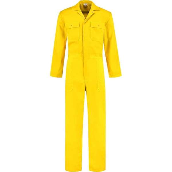 EM Workwear Overall Polyester/Katoen Geel - Maat 54