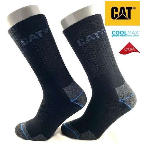 CAT Werksokken - COOLMAX - Multipack 3 Paar - Top Werksok - 80% Katoen met Coolmax !! 43/46