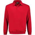 Indushirt polosweater biologisch katoen rood L