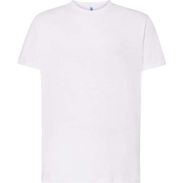 JHK TSRA - Witte T-Shirts 190 gram - Duo Pack- Maat S