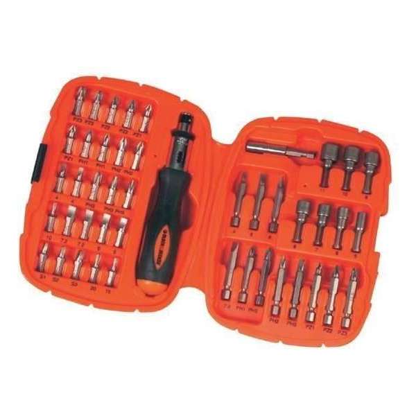 BLACK & DECKER Schroevenset 45-delig