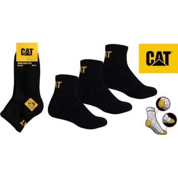 CATERPILLAR SOKKEN - CAT Work Quarters sokken - 47/50 - zwart - 3 paar