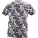 Camouflage t-shirt (180 g/m2) wit maat S