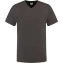 Tricorp 101005 T-Shirt V Hals Slim Fit Donkergrijs maat XS