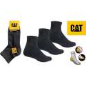 CATERPILLAR SOKKEN - CAT Work Quarters sokken - 47/50 - donkergrijs - 3 paar