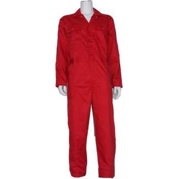 Yoworkwear Overall polyester/katoen rood maat 68