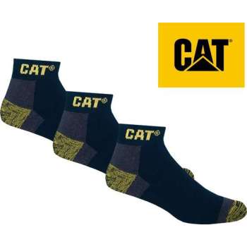 CATERPILLAR SOKKEN - CAT Premium werksokken "short" - 43/46 - donkerblauw - 3 paar