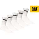 CATERPILLAR SOKKEN - CAT Performance sokken - 39/42 - wit - 5 paar