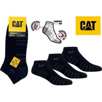 CATERPILLAR SOKKEN - CAT Work light sneakers - 43/46 - Zwart - 6 paar