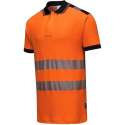 Portwest T180 - Hi-Vis Vision Poloshirt - Orange/Zwart - R Maat XL