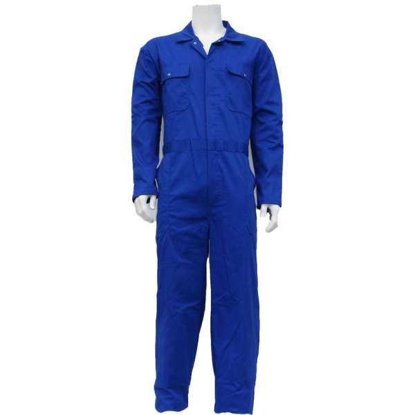 Yoworkwear Kinderoverall polyester/katoen korenblauw maat 176