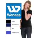 Wenaas - Dubbelpak T-shirt dames slim fit - 100% gekamde katoen 180 gr/m2 - 35050 Marine S