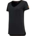 Tricorp 104006 T-Shirt Premium V Hals Dames Zwart maat S