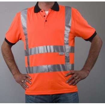 Safeworker RWS Signalisatie-poloshirt oranje maat L, vochtregulerend