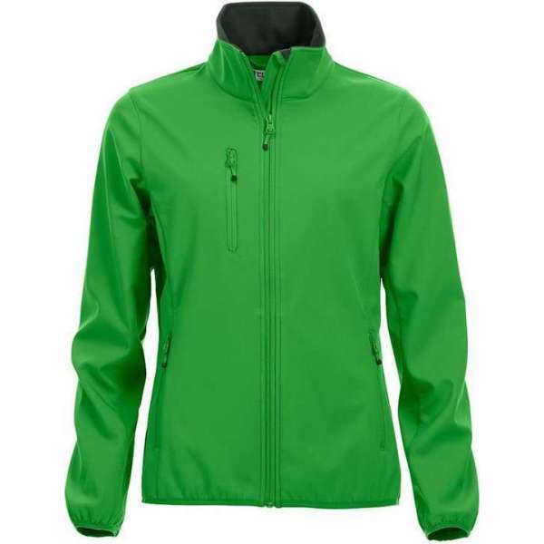 Clique Basic Softshell Jas Dames Appelgroen maat M