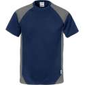 Fristads T-shirt 7046 Thv Marineblauw/ Grijs Mt L