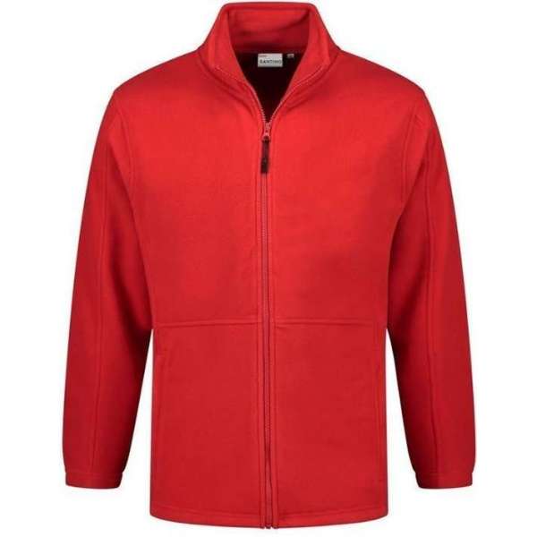 Santino Bormio Fleecejack lange mouwen +Rits - Rood - XXL