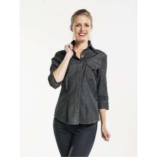 CD 630 Dames blouse 3/4 dnm ant