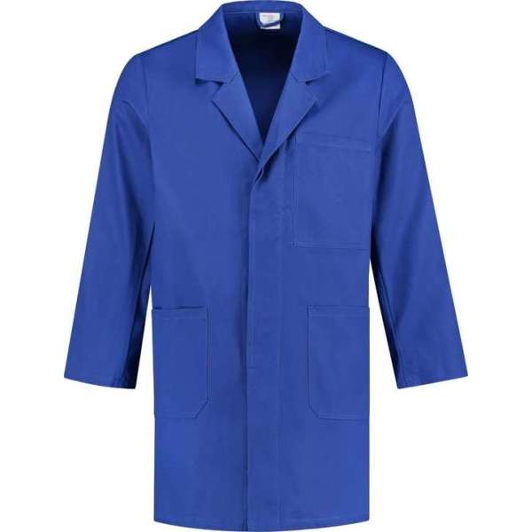 EM Workwear Stofjas 100% katoen - korenblauw - maat 164