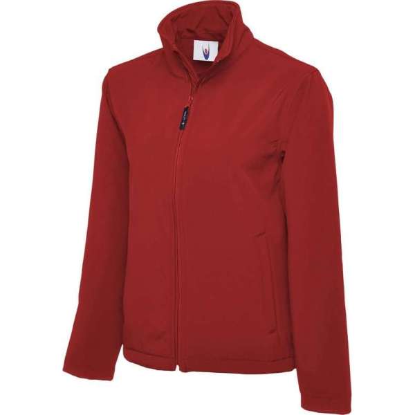 Uneek UC612 Softshell jas Classic Full Zip Zwart XXL