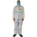 Hightec™ Pharma Coverall, Wegwerp overall, Cat III, Type 4/5/6, Wit, Taped, 65g/m2