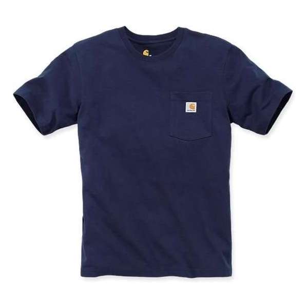 Carhartt 103296 Workwear Pocket T-Shirt - Relaxed Fit - Navy - M