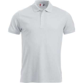 Clique Manhattan Heren Polo Wit maat XL