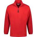 Santino fleece sweater Serfaus - rood - maat S