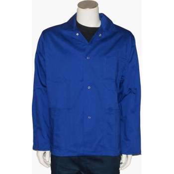 Yoworkwear Werkjasje polyester/katoen korenblauw maat 3XL