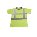 T-shirt RWS fluor geel korte mouw maat L