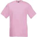 Fruit of the Loom T-shirt Valueweight, Rose, Maat XXL ( 5 stuks onbedrukt)