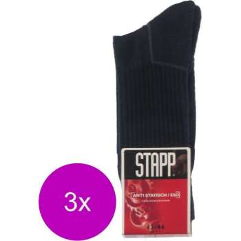 Stapp Unisex Anti Statisch Marine - Sokken - 3 x 43-46