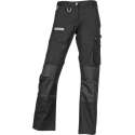 T'RIFFIC® EGO Dames Worker Lang Canvas 65/35% polyester/katoen Zwart size 34