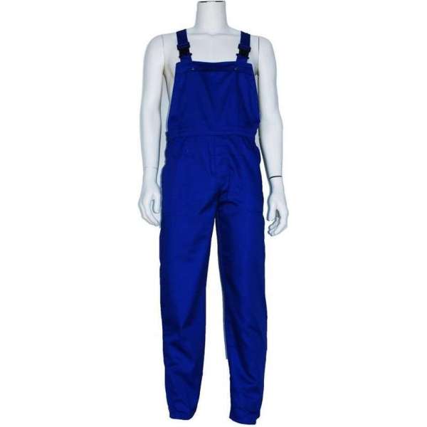 Yoworkwear Tuinbroek polyester/katoen korenblauw maat 116