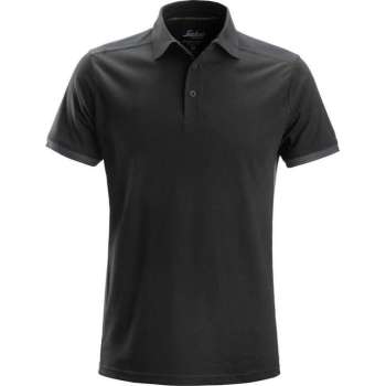 Snickers Workwear Snickers 2715 Polo AllroundWork Zwart/Staalgrijs