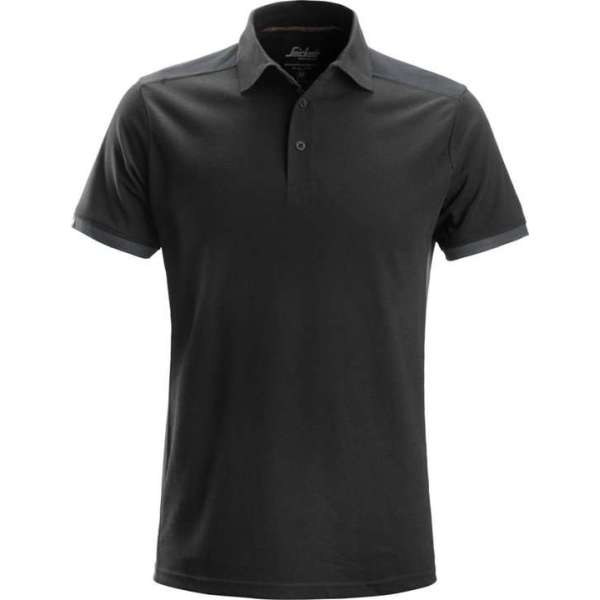 Snickers Workwear Snickers 2715 Polo AllroundWork Zwart/Staalgrijs