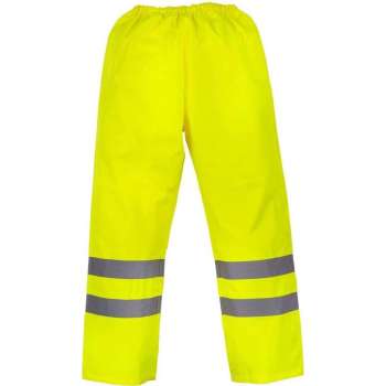 Reflecterende broek, waterdicht, S t/m 3XL 3XL Geel