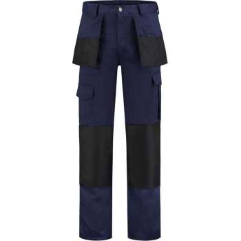 EM Workwear Werkbroek Oxford polyester/katoen navy/zwart maat 46