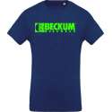 Beckum Workwear EBTS04 T-shirt met logo Ocean Blue 3XL