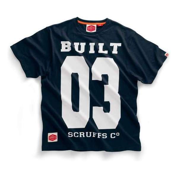 Scruffs Built 03 T-Shirt-Navy-S