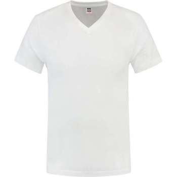 Tricorp 101005 T-Shirt V Hals Slim Fit Wit maat XXL