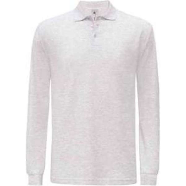 Santino B&c Poloshirts Long Sleeve Safran Tt Lsl Ash Maat L