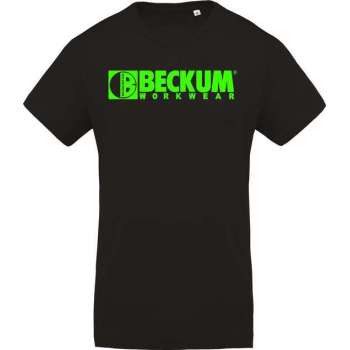 Beckum Workwear EBTS04 T-shirt met logo Zwart L