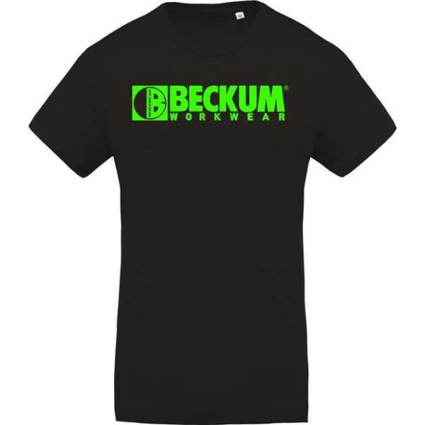 Beckum Workwear EBTS04 T-shirt met logo Zwart L