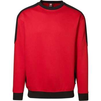 ID-Line 0362 Sweatshirt Rood/ZwartXL