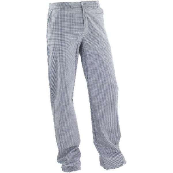 Werkbroeken KREB Workwear® BASIC Bakkersbroek Zwart/witXXL