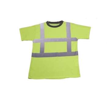 T-shirt RWS fluor geel korte mouw maat M