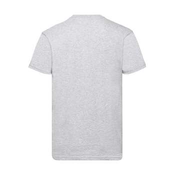 Fruit of the Loom T-shirt Valueweight, Ash, Maat S ( 5 stuks onbedrukt)